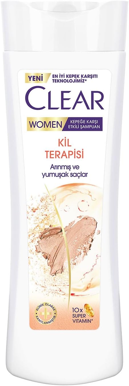 Clear Women Kil Terapisi Arınmış ve Yumuşak Saçlar Kepeğe Karşı Etkili Şampuan 350 ml