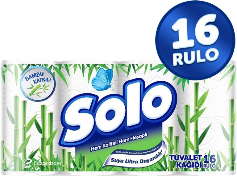 Solo Tuvalet Kağıdı Bambu Katkılı 16'lı