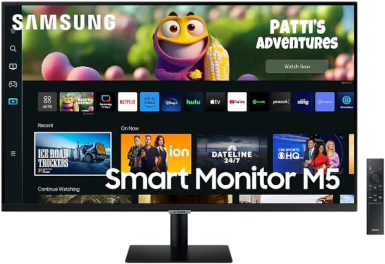 Samsung M5 LS32CM500EUXUF 32" 4 ms Smart Full HD Monitör
