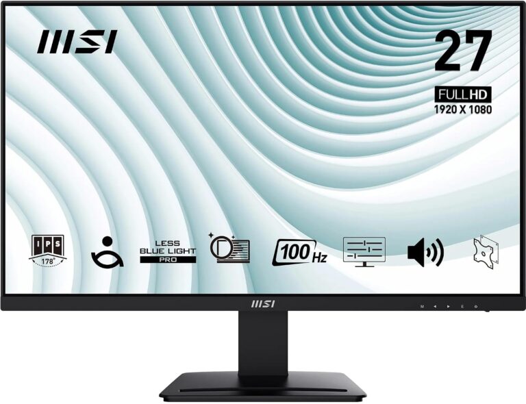 MSI Pro MP273A 27" 1920x1080 IPS 100Hz 1ms Anti-Glare Full HD Monitör