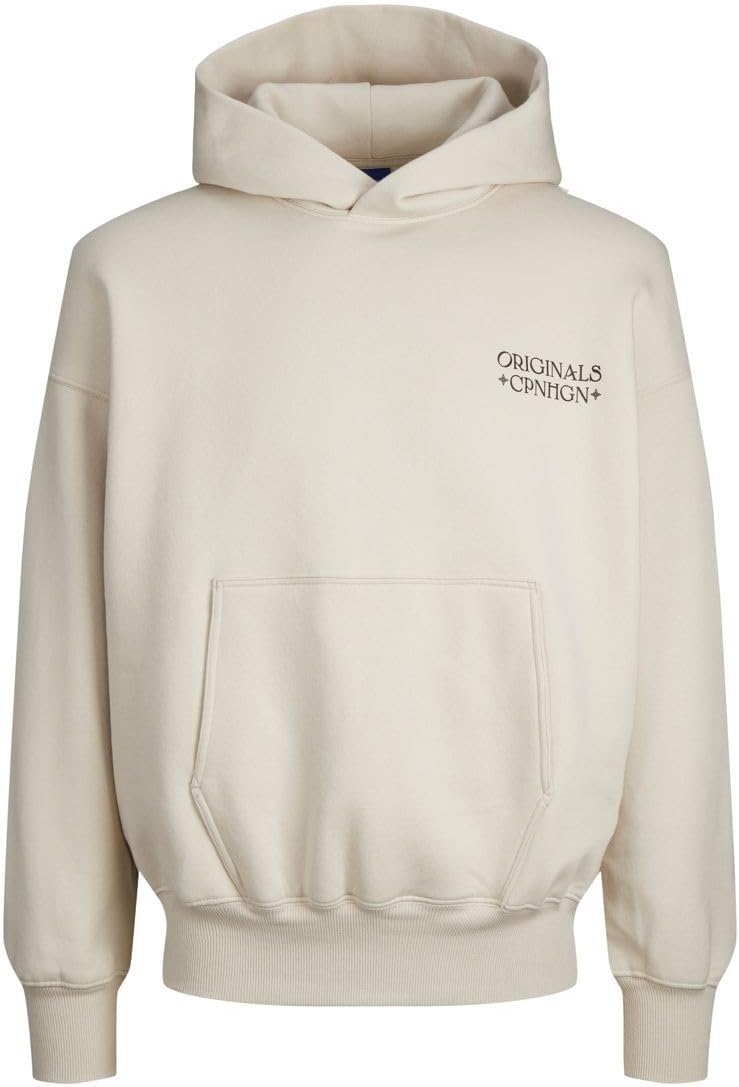 JACK & JONES JORGRACIA GRAPHIC SWEAT HOOD LN Kapüşonlu Sweatshirt, 12244773