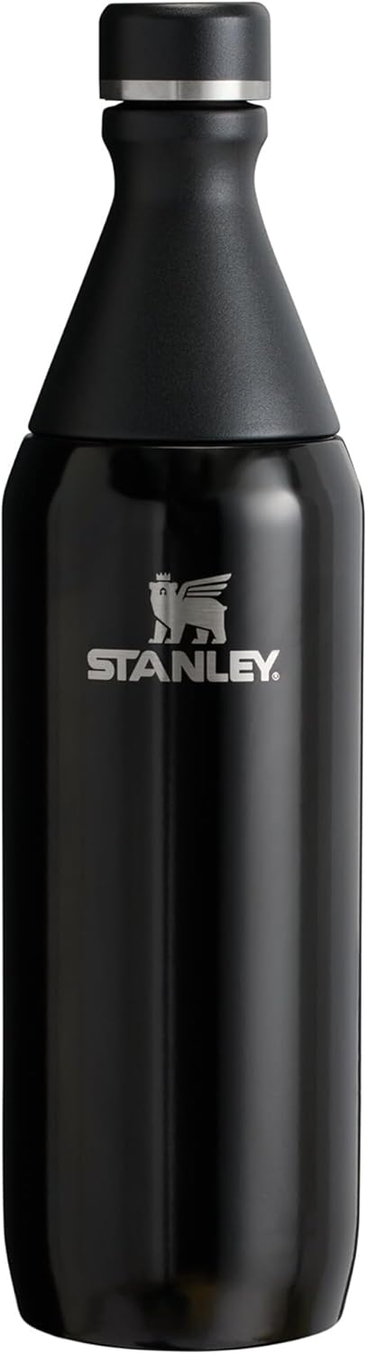 STANLEY All Day Slim Soğuk Su Termosu 0.60 Litre - Siyah | Paslanmaz Çelik