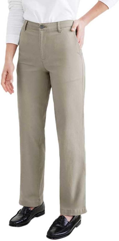 Dockers Original Khaki High Straight Fit Pantolon Klasik Pantolon Kadın