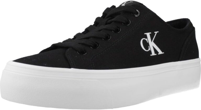 Calvin Klein - Beyaz Düşük Bilekli Spor Ayakkabı, YW0YW017630GM