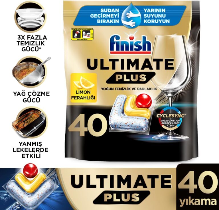 Finish Ultimate Plus Limon 40'lı