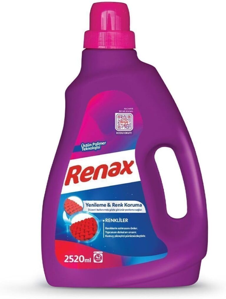 Renax Sıvı Çamaşır Deterjanı Renkliler 2520 Ml