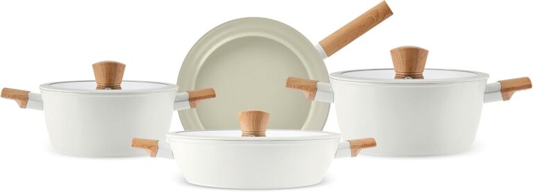 Karaca Swiss Crystal Almond Cream 7 Parça Tencere Seti Ind