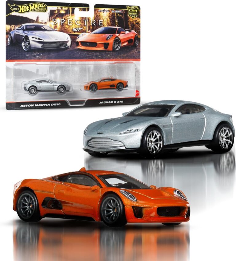 Hot Wheels Premium Car Culture 2'li paket 1:64 ölçekli araçlardan oluşan, benzersiz çiftler, Real Riders tekerlekler, Metal/Metal şasi, koleksiyonculara uygun hediye, JBL04