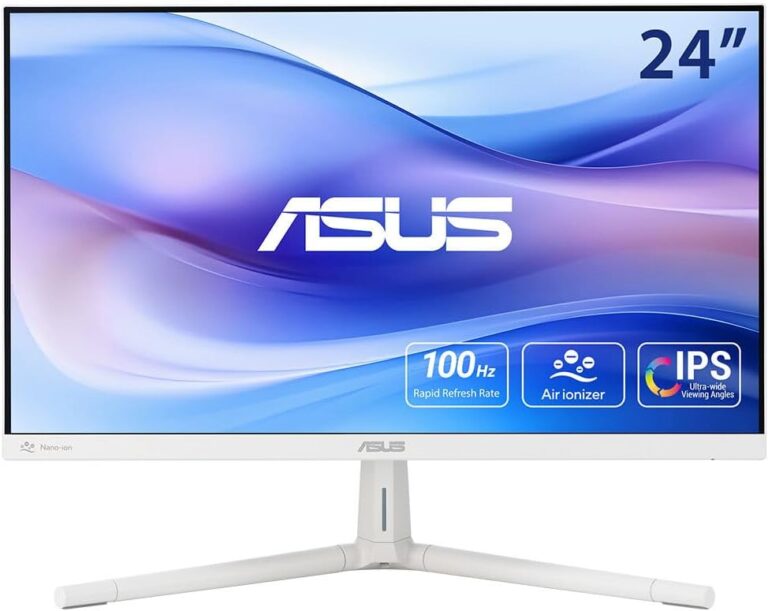 ASUS VU249HFI-W 24 İnç 1080p 100Hz Beyaz IPS Eye Care Monitör