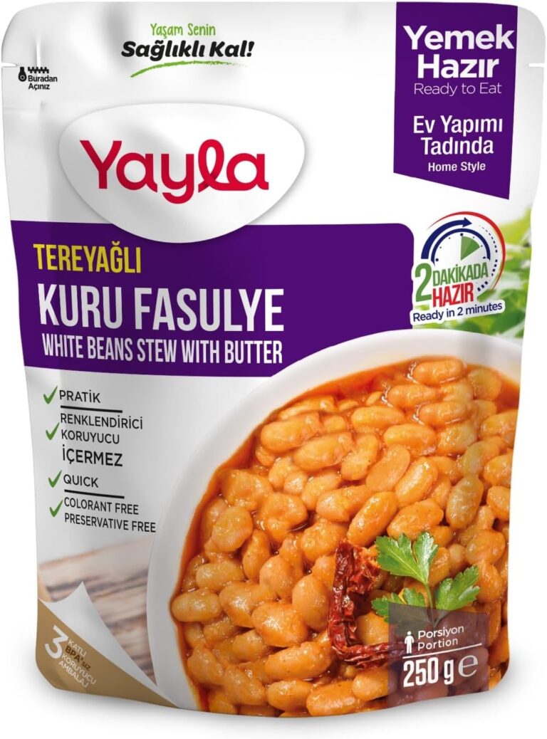 Yayla Yemek Hazır Tereyağlı Kuru Fasulye 250 Gram