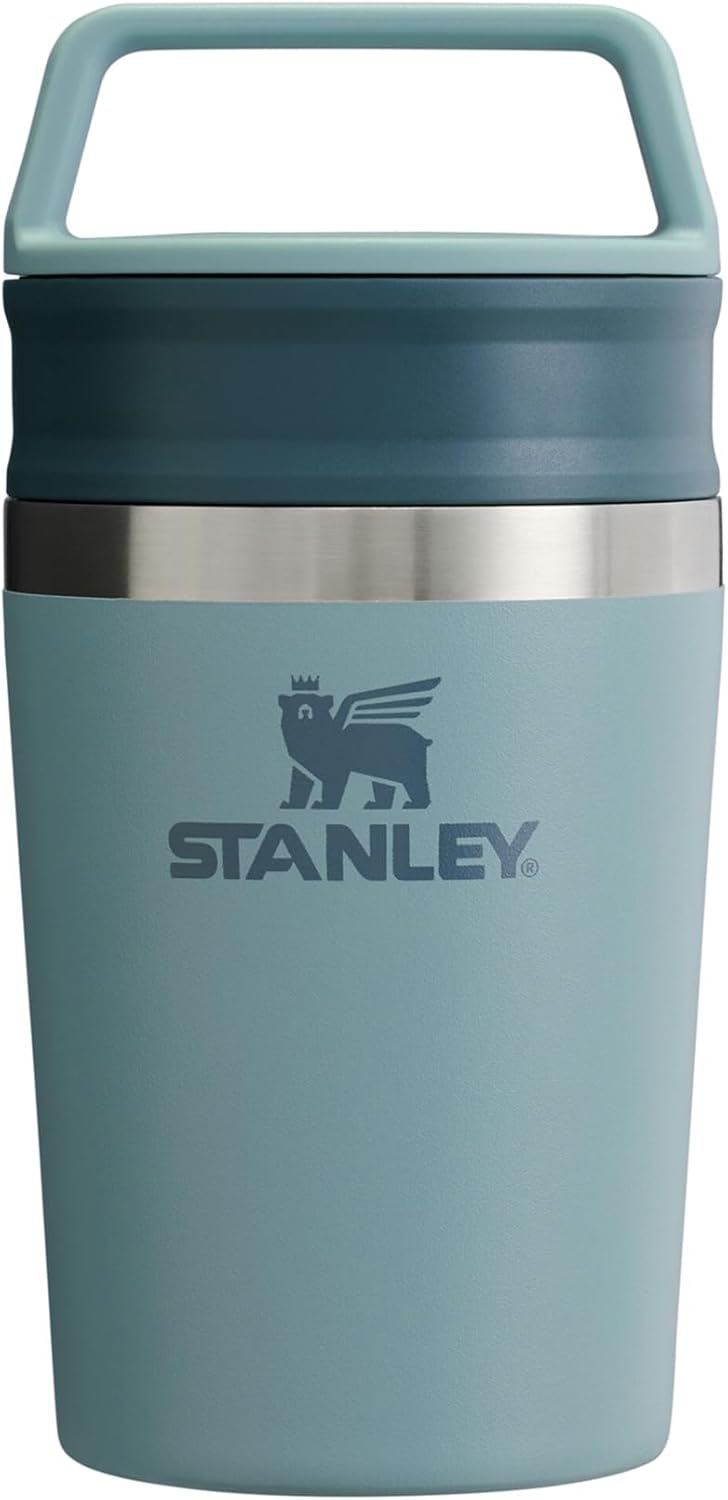 STANLEY Café-to-Go Termos Bardak 0.23 Litre - Yeşil (Shale) | Paslanmaz Çelik