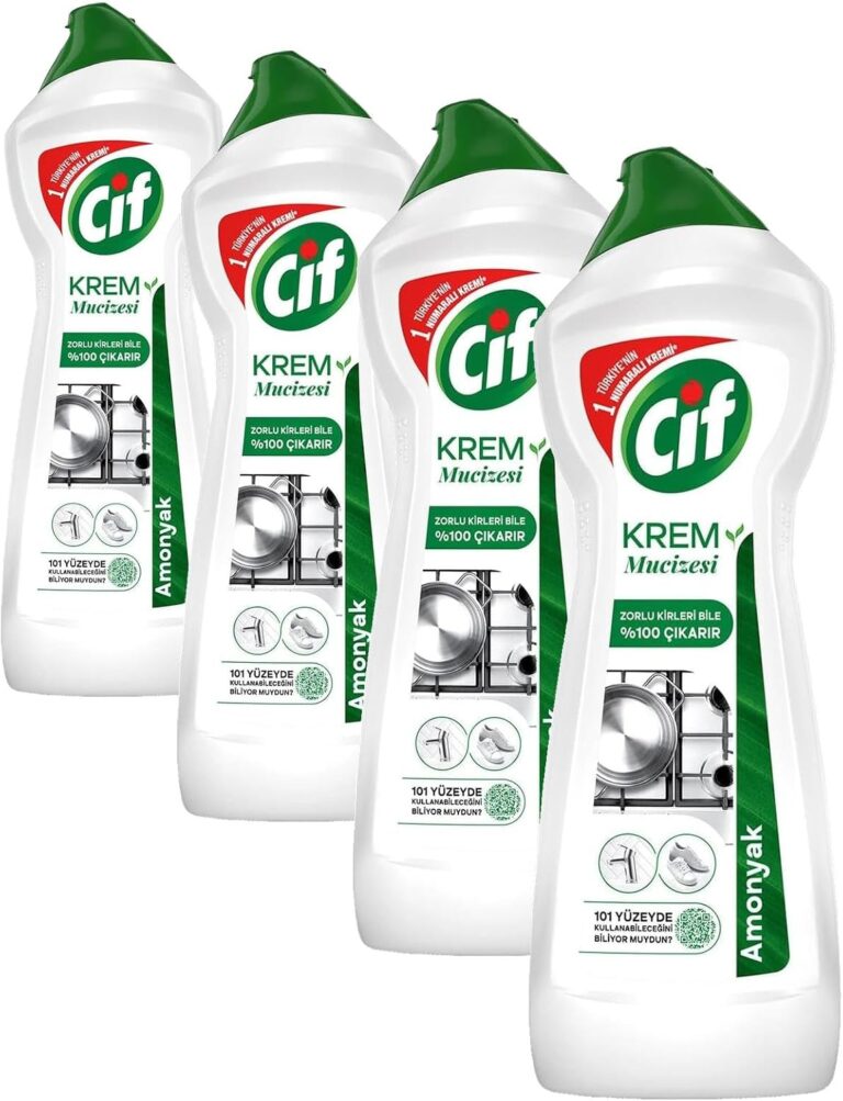 Cif Krem Yeni Nesil Yüzey Temizleyici Amonyak 750 ml 4lü paket
