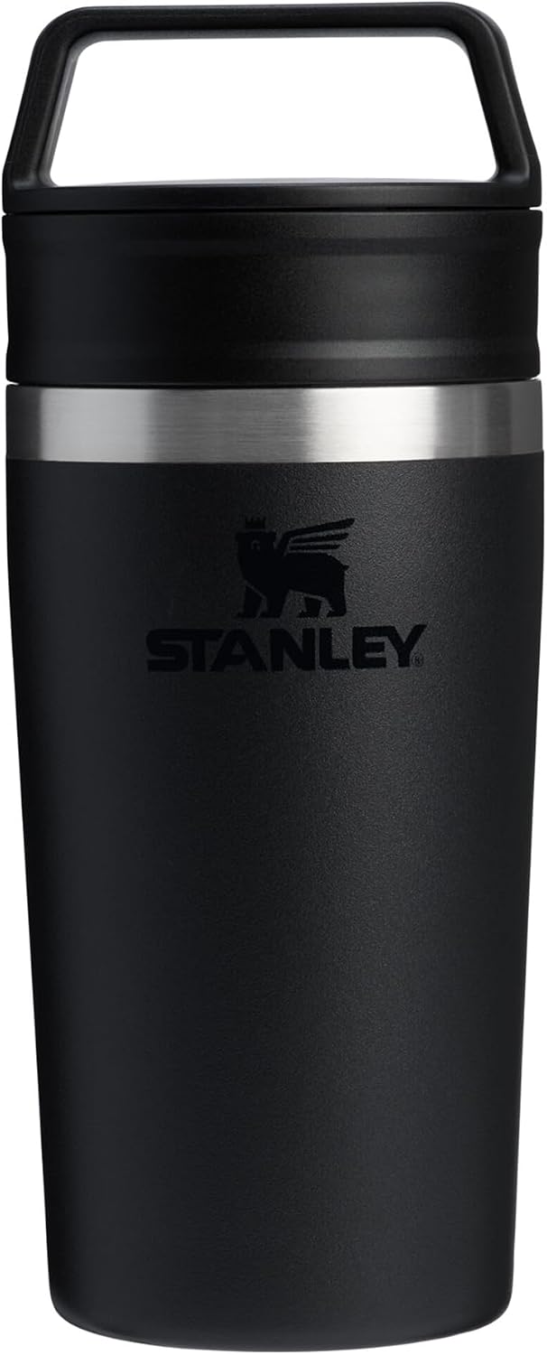 STANLEY Café-to-Go Termos Bardak 0.35 Litre - Siyah 2.0 | Paslanmaz Çelik
