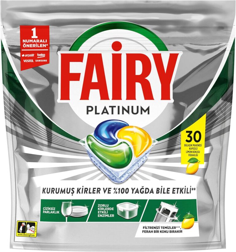 Fairy Platinum Bulaşık Makinesi Deterjanı Kapsülü/Tableti 30 Yıkama