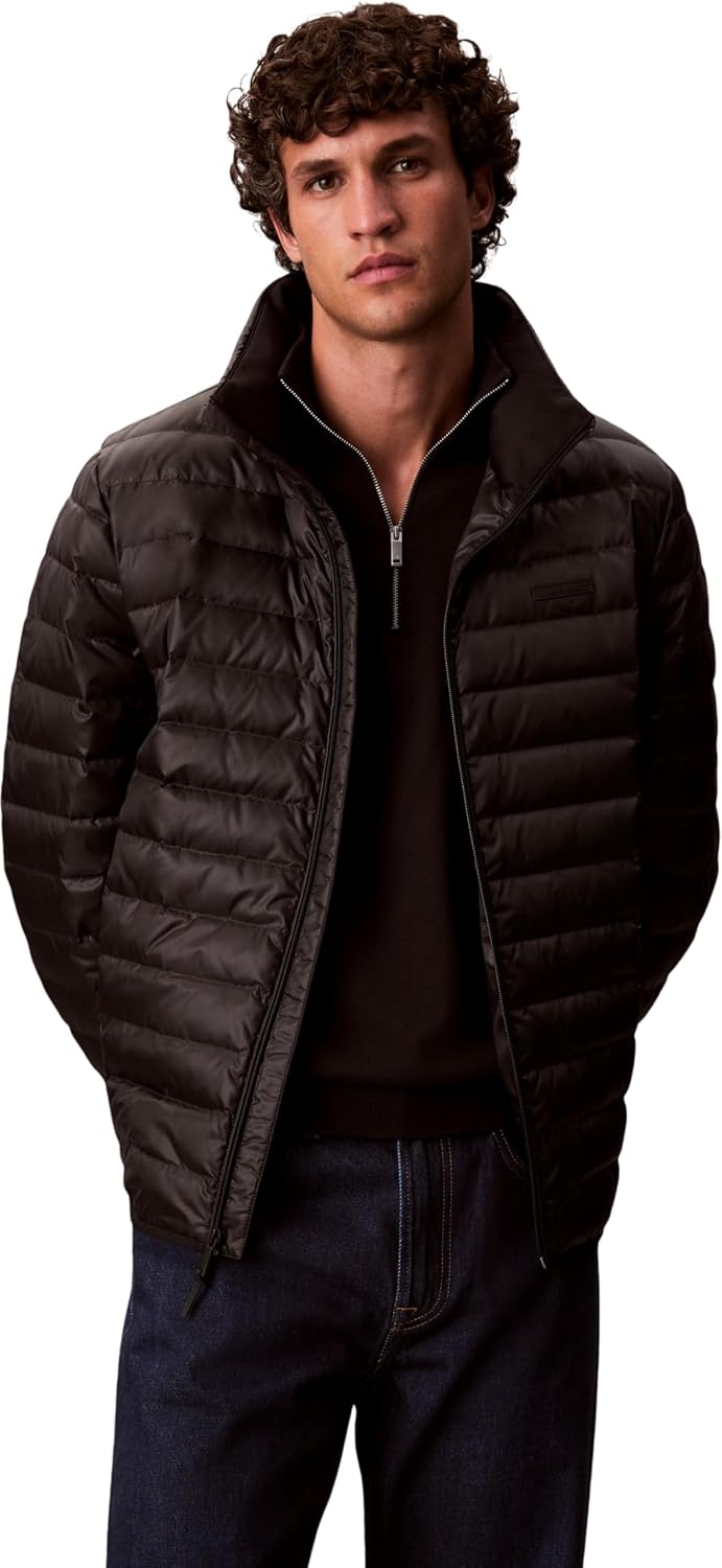 Calvin Klein LS LT WT NYLON CHANNELED PUFFER Ceket Erkek