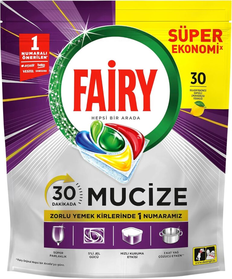 FAIRY Mucize Bulaşık Makinesi Deterjanı Kapsülü/Tableti 30 Yıkama