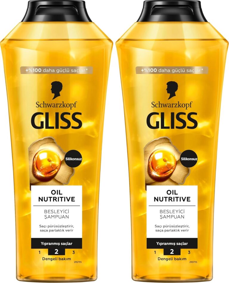 Gliss Oil Nutritive Şampuan 400ml 2li paket