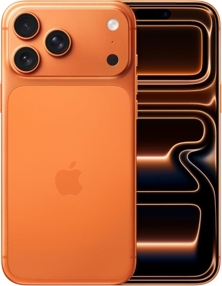 Apple iPhone 17 Pro Max 256 GB:ProMotion teknolojisine sahip 6.9 inç ekran, A19 Pro Çip, Bir iPhone’da Şimdiye Kadarki En İyi Pil Ömrü, Pro Fusion Kamera Sistemi, Center Stage Ön Kamera;Kozmik Turuncu