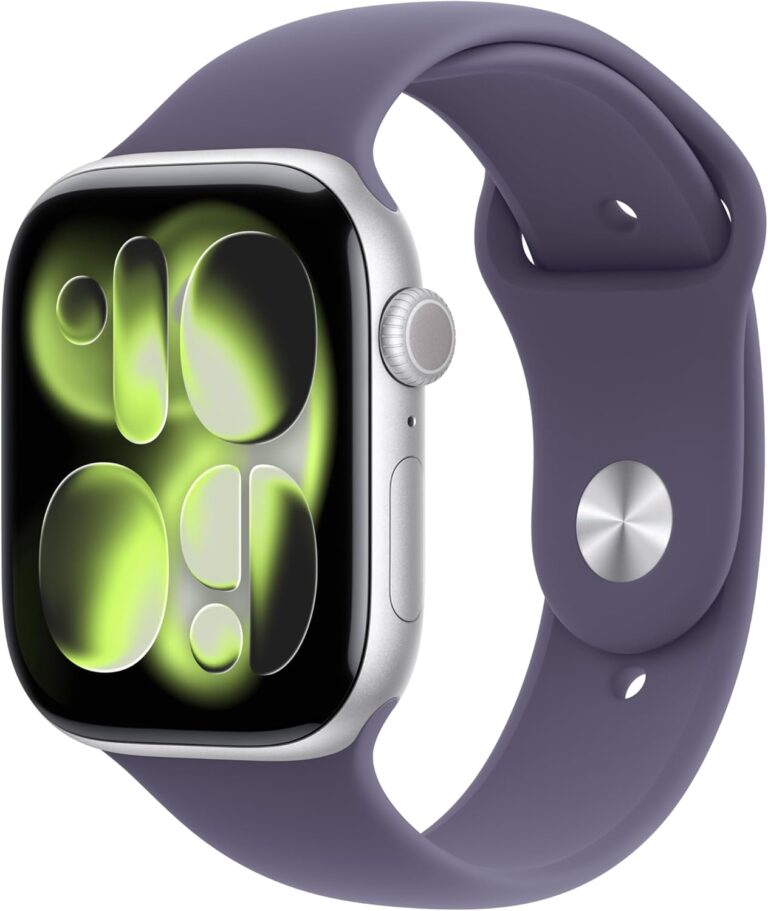 Apple Watch Series 11 GPS + Cellular 42 mm Gümüş Rengi Alüminyum Kasa Akıllı Saat ve Sis Moru Spor Kordon - M/L. Uyku Skoru, Fitness Takibi, Sağlık İzleme, Hep Açık Ekran