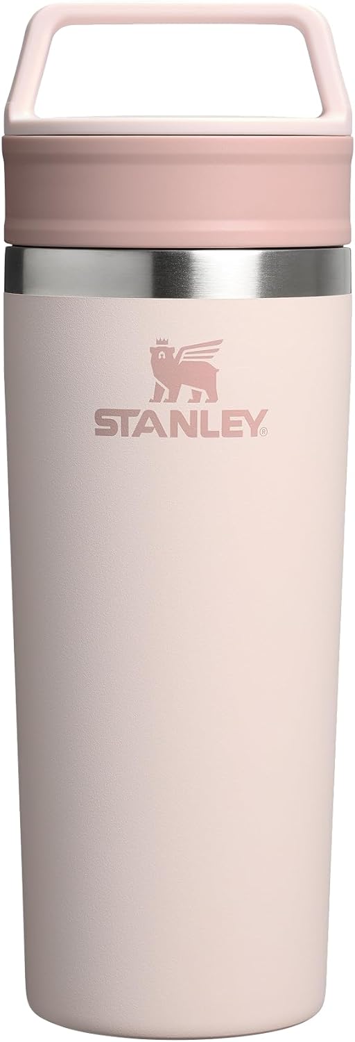 STANLEY Café-to-Go Termos Bardak 0.47 Litre - Pembe Kuvars (Rose Quartz) | Paslanmaz Çelik