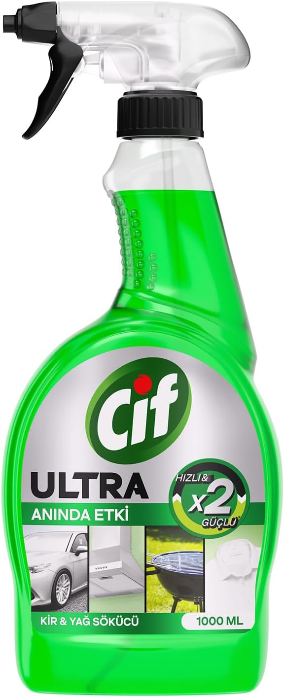 Cif Ultra Anında Etki Kir ve Yağ Sökücü 1000 ml