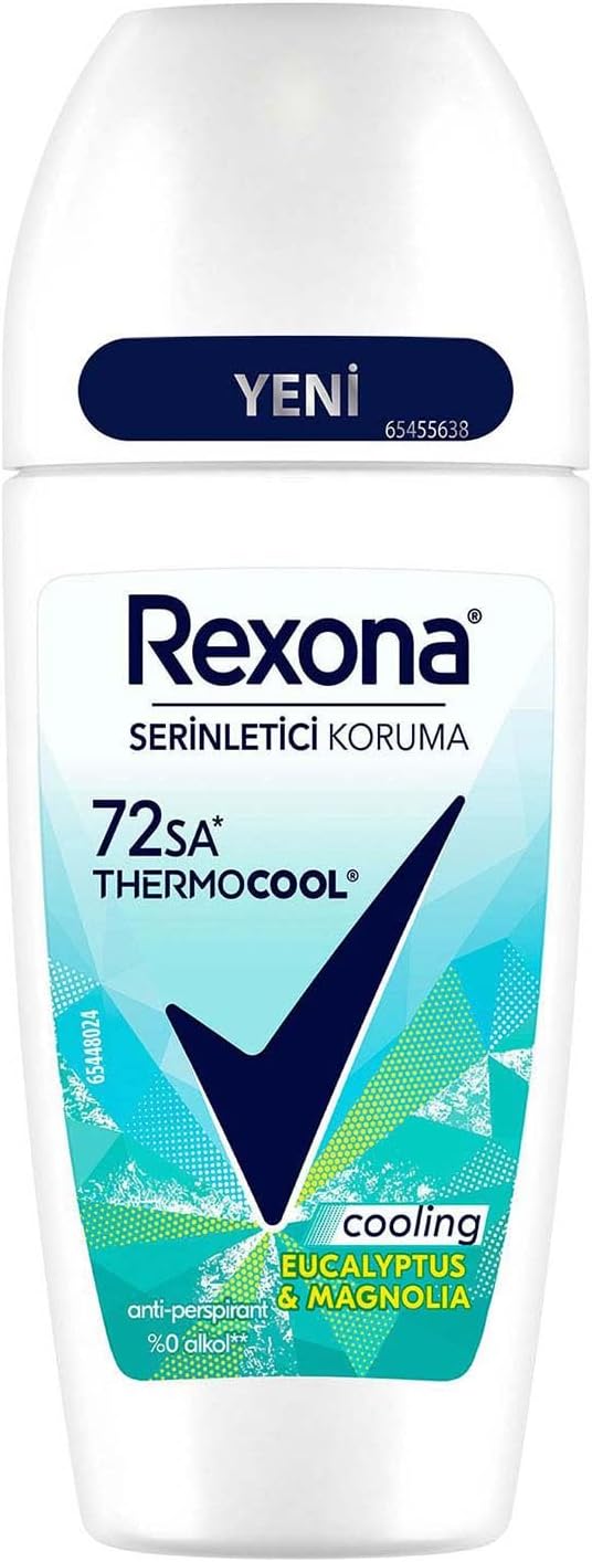 Rexona Thermocool Kadın Roll-On Deodorant Eucalyptus & Magnolia 50 Ml