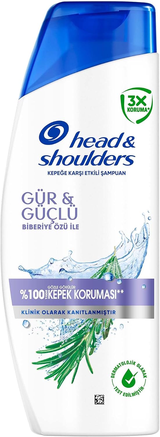 Head & Shoulders Gür ve Güçlü Saçlar Kepeğe Karşı Etkili Şampuan 330ml