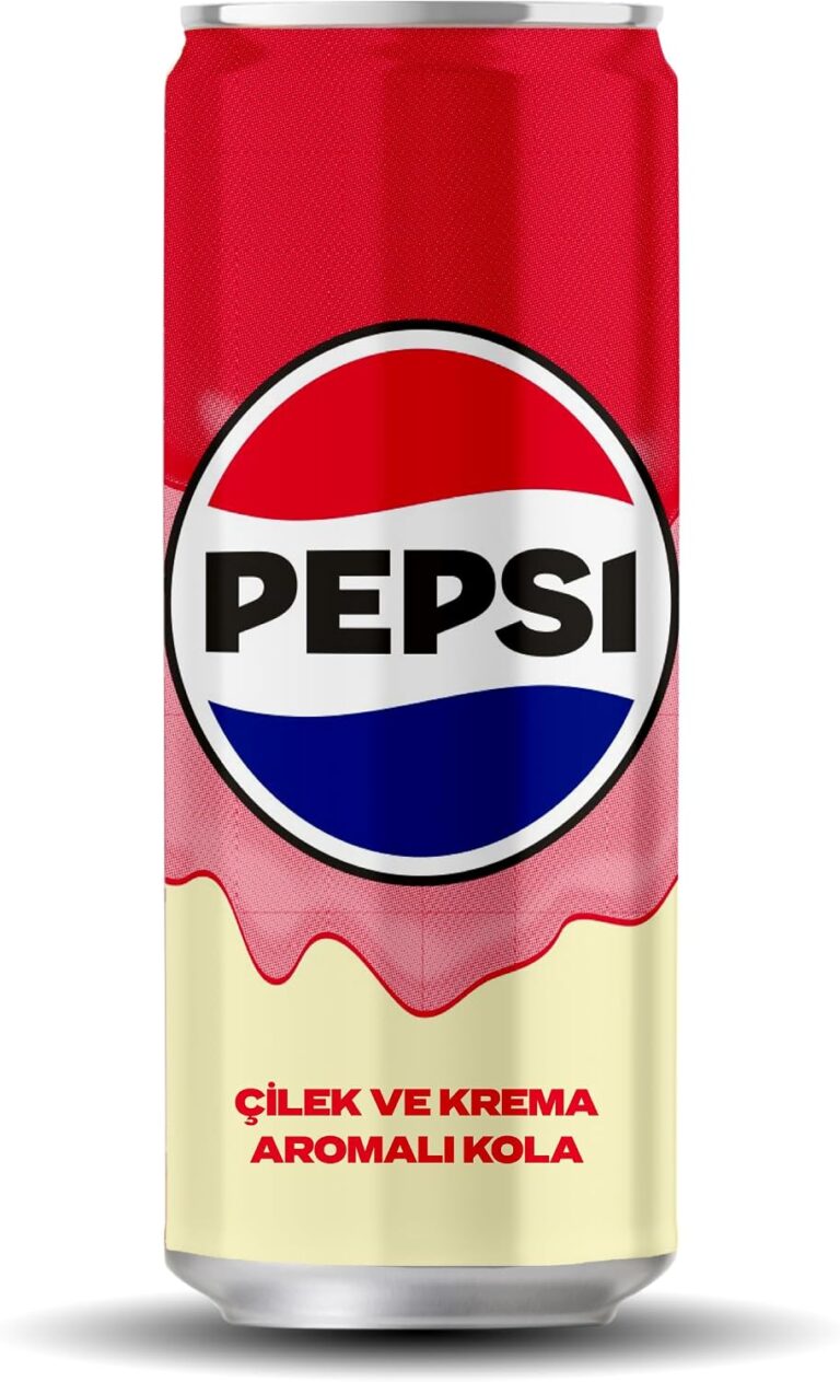 Pepsi Max Çilek ve Krema Aromalı Şekersiz Kola 330 ml