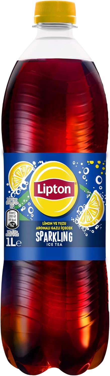 Lipton Ice Tea Sparkling Limon ve Yuzu Aromalı Gazlı İçecek Pet 1L